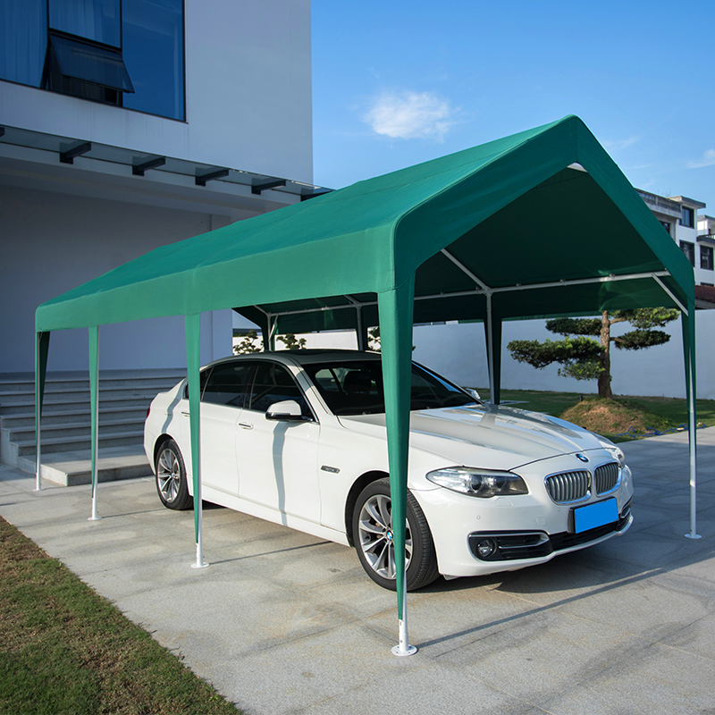 户外停车车棚涂银防晒帐篷摆摊雨棚家用汽车遮阳篷