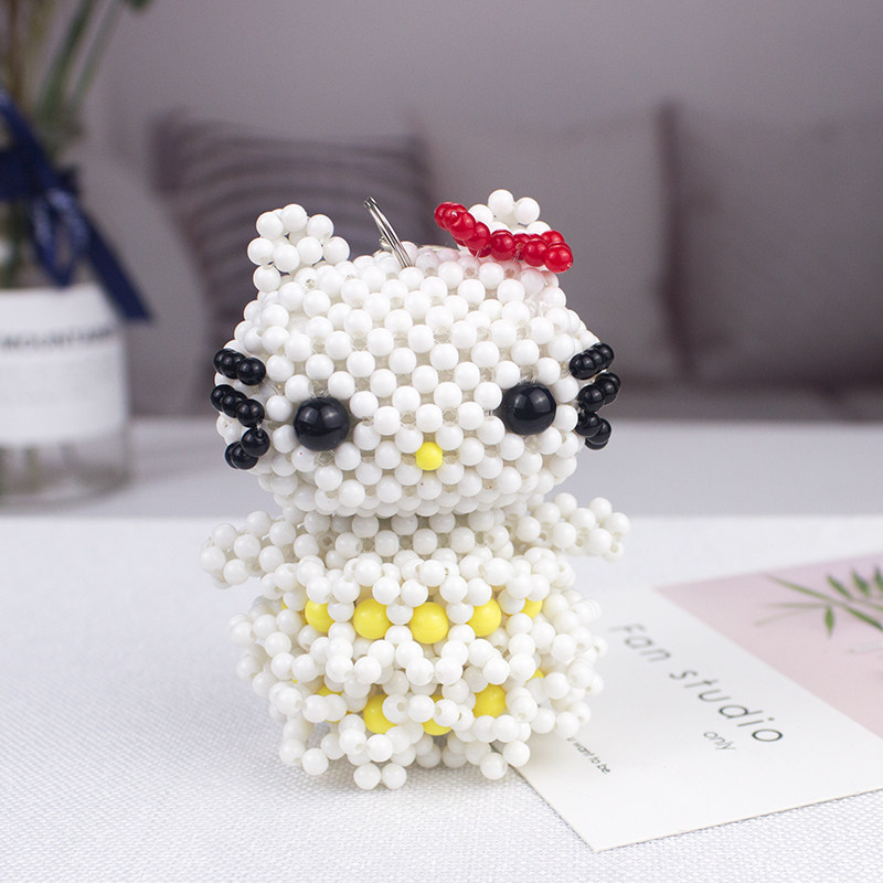 成品串珠手工糖果米珠工艺品卡通玩偶仿真