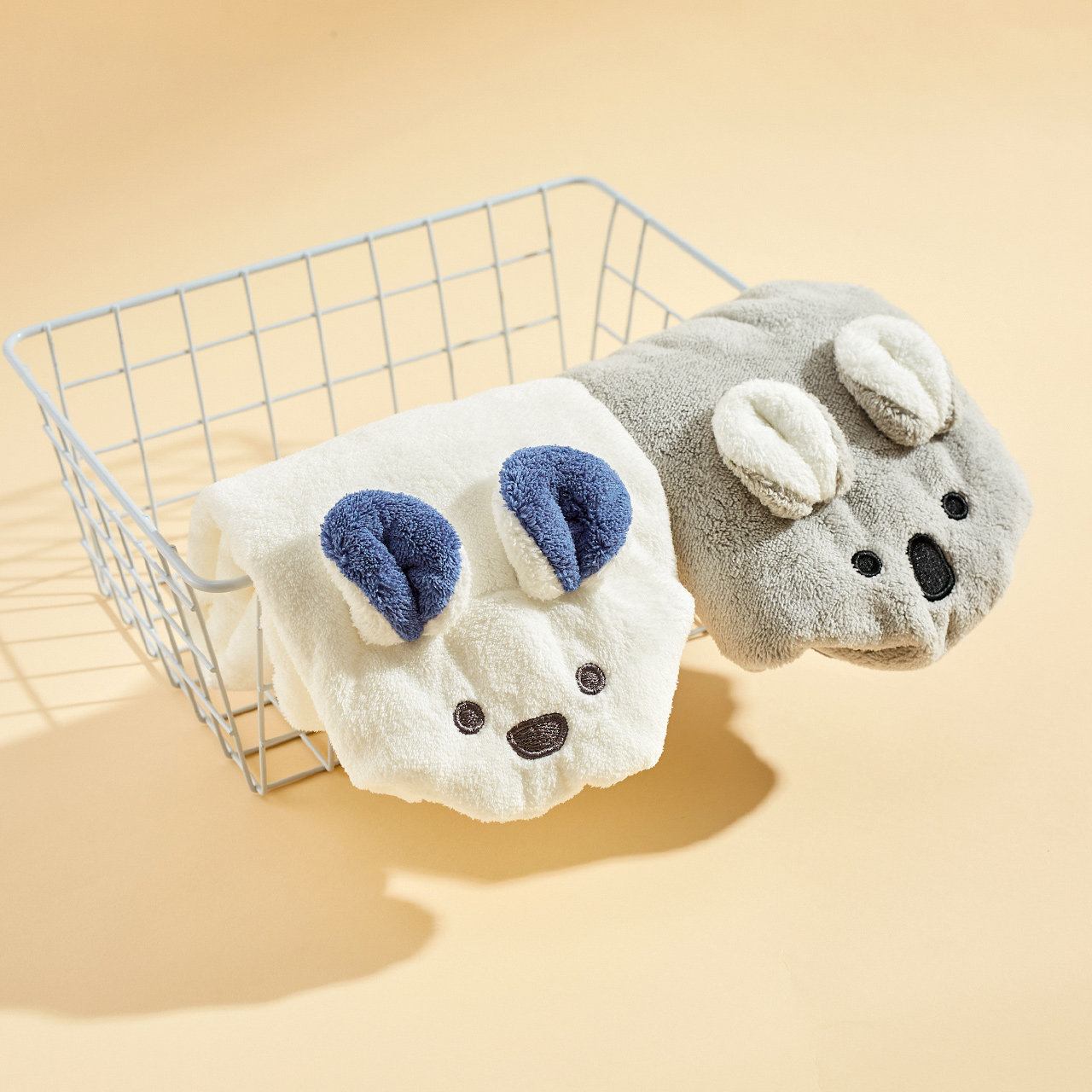 ief/爱依服可爱小熊毛巾纯棉柔软洗脸家用吸水不掉毛