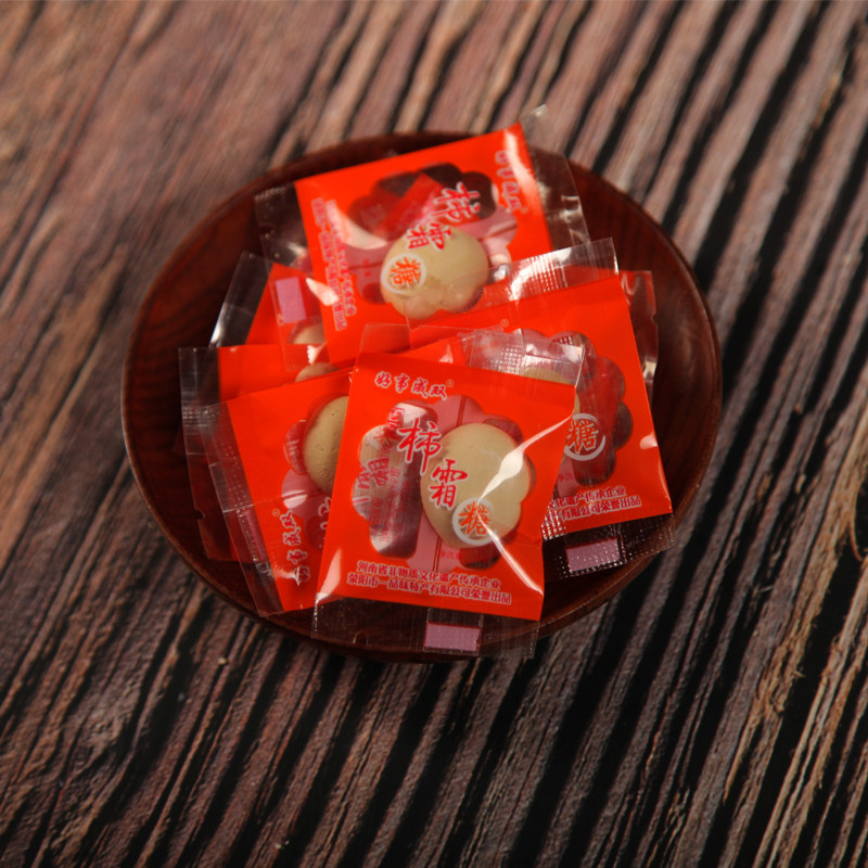 柿霜河南荥阳特产纯柿霜糖1盒50g盒装柿饼