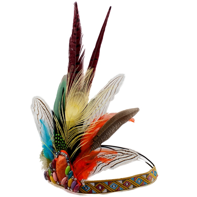 羽毛头饰舞台表演非洲配套部落野人人头发饰发饰