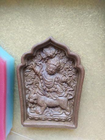 造塔功德藏模具编号277 忿怒莲师擦擦模具