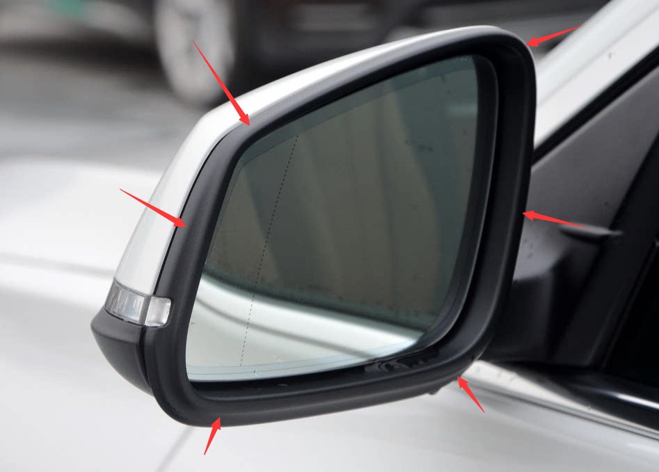 宝马gt320i328i330i倒车镜框后视镜黑色装饰反光镜边框倒车镜