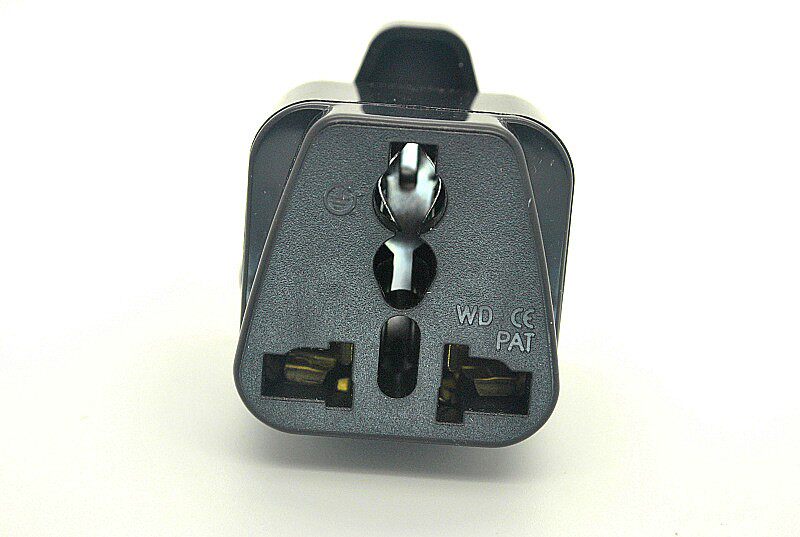 黑色南非电源转换器开普敦旅游转接插头250v15a多用转换插头