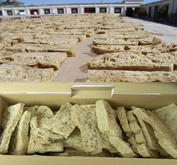 面筋甘肃酒泉美食金塔特产手工农家烤麸无添加方便面