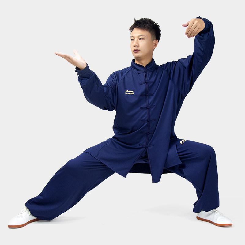 李宁太极服女冬款加绒新款高端冬季加厚太极拳太极服