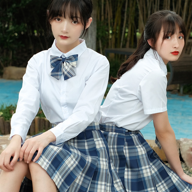 咩呀jk制服格裙学院风班校服软妹闺蜜高腰学生校服