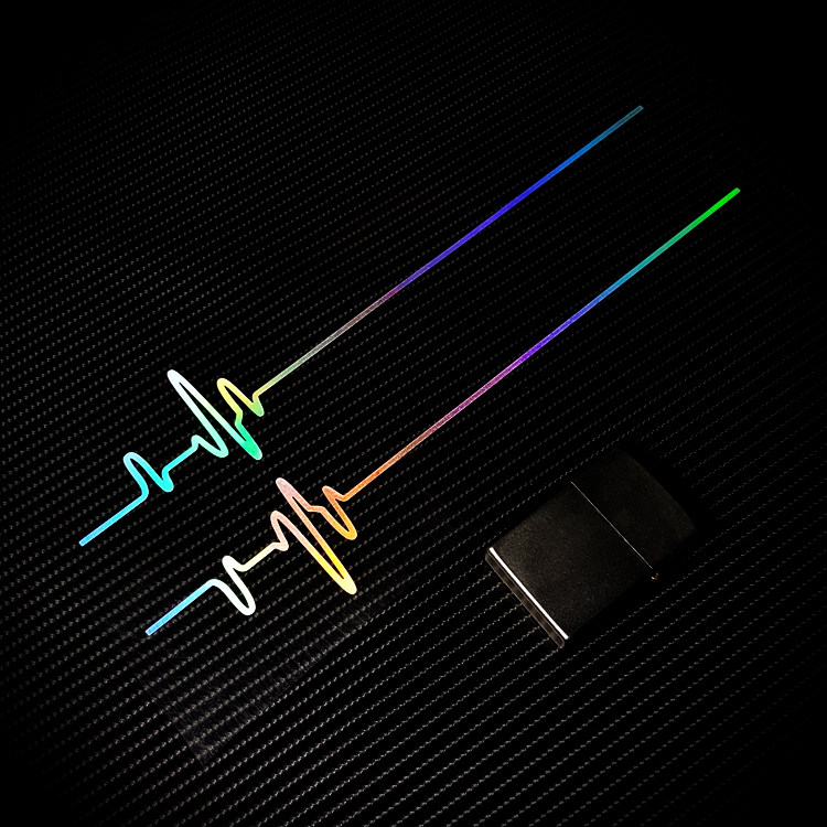 车贴卡寺个性创意心跳电波车身身后装饰贴纸汽车装饰贴