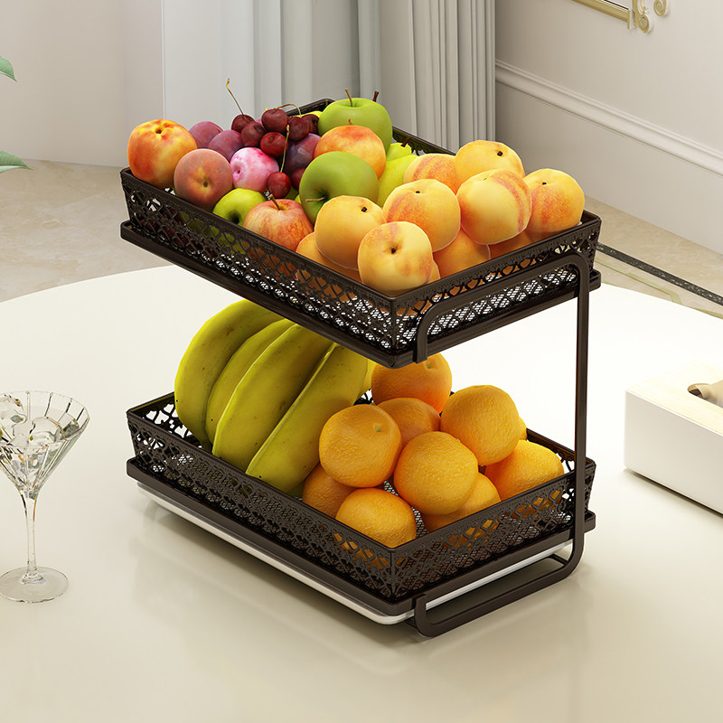 水果果盘家用客厅茶几糖果盒收纳零食干果轻奢果盆