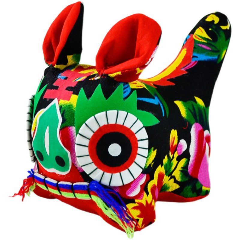 布老虎民间民间工艺工艺品手工老虎玩偶儿童小礼礼品布老虎