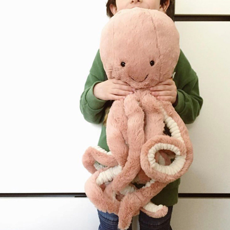 柔软jellycat八爪鱼章鱼玩偶儿童毛绒玩具公仔英国授权毛绒布艺类玩具