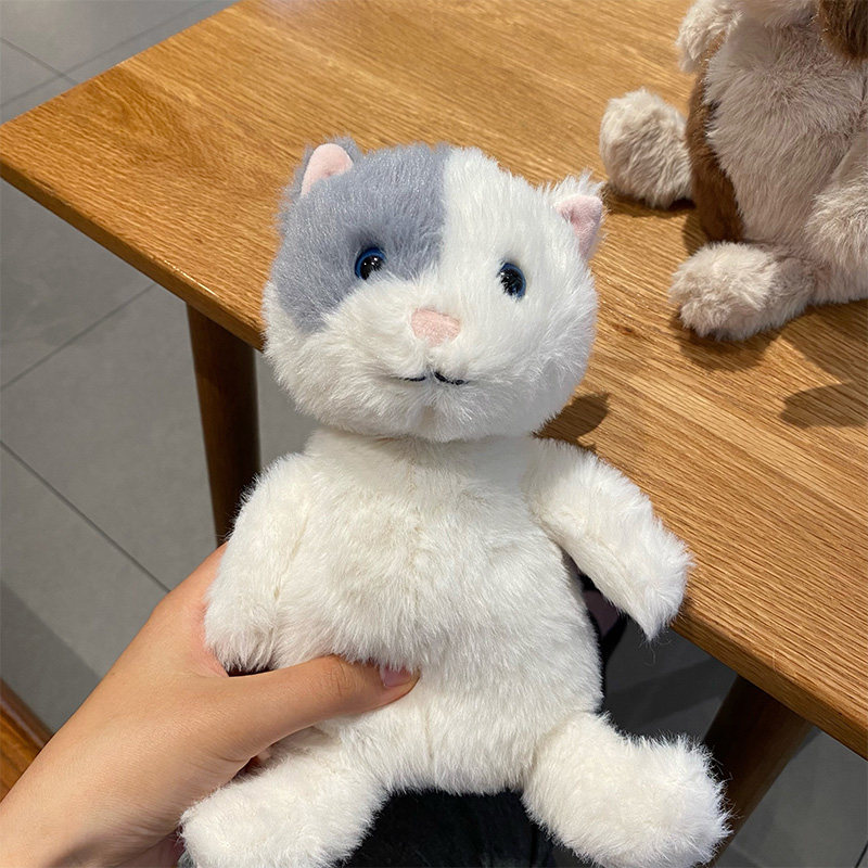 jellycat英国新款短萌小猫小狗猫咪狗狗柔软毛绒玩具玩偶公仔