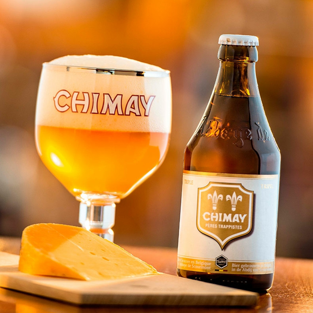 啤酒6瓶智美白帽330ml比利时进口修道院啤酒