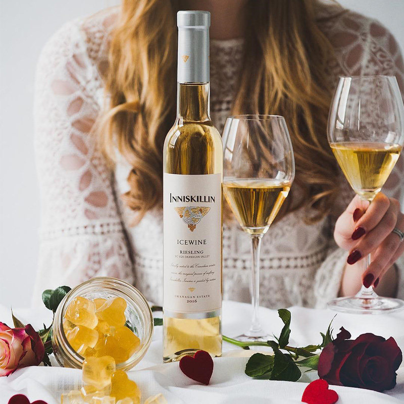 inniskillin加拿大冰酒云岭雷司令vqa葡萄酒甜白200ml2瓶礼盒装