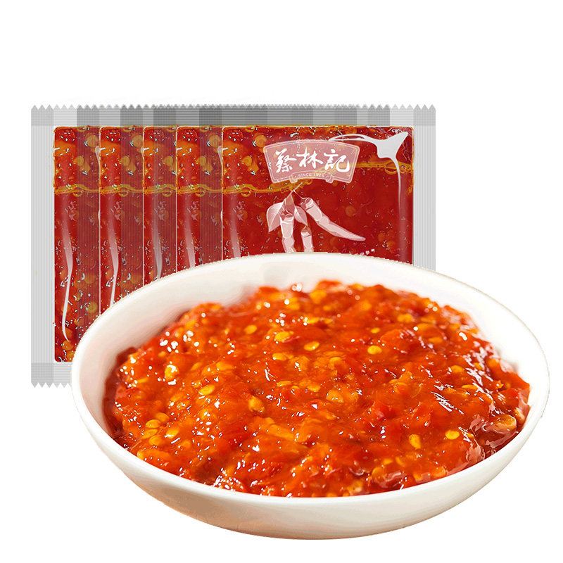 辣椒酱香辣拌面下饭袋装20g蒜蓉鲜辣林记辣酱辣椒酱