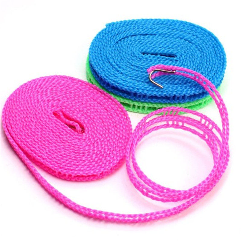 晾衣防滑绳晒户外旅游便携绳子防风用品晒衣绳浴帘杆