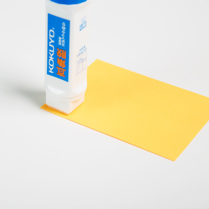 5个装 日本国誉kokuyo直角胶棒创意直角固体胶8g 学生办公美工胶水