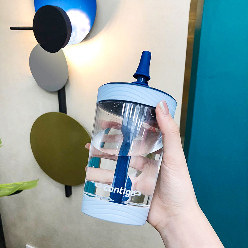 美国contigo康迪克冷萃杯吸管防漏便携儿童成人可爱水杯