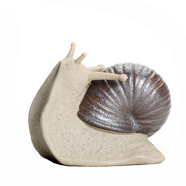 Creative cute tea pet ornaments snail ceramic home decorations bonsai gardening wild cute simulation animals Creative cute tea pet ornaments snail ceramic home decorations bonsai gardening wild cute simulation animals