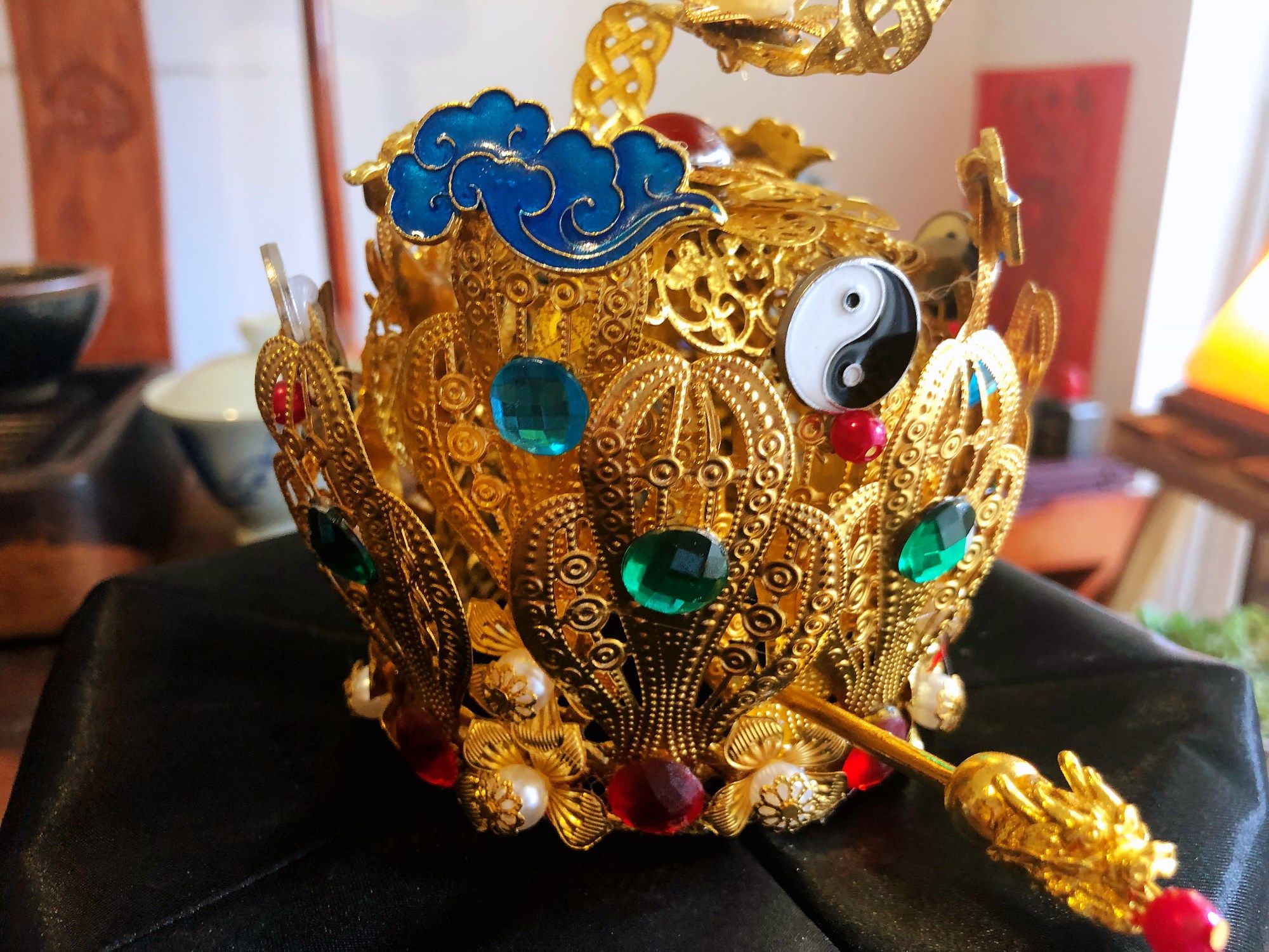 古道高功配饰道士道袍法衣斋包逍遥一字混元道教工艺品