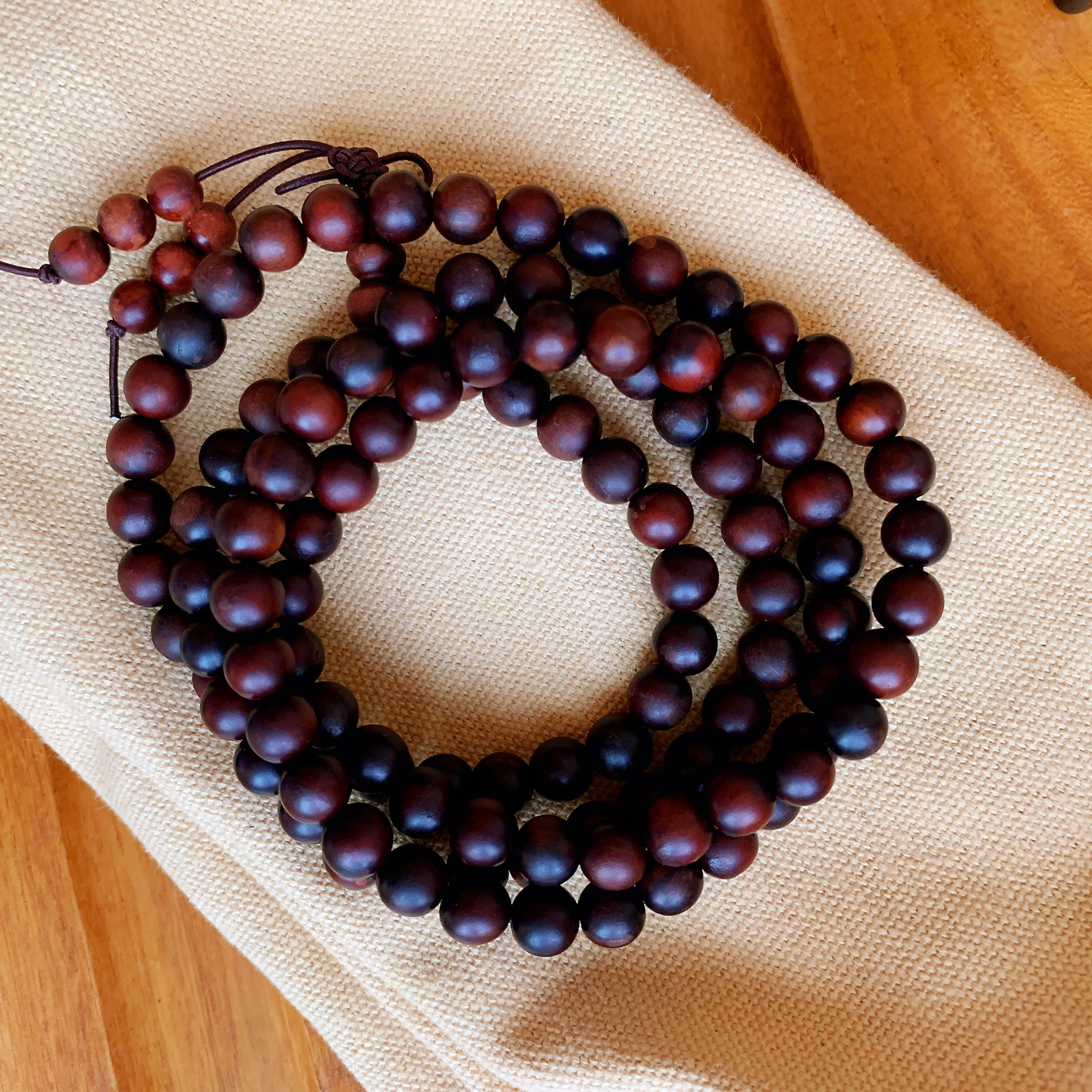 古道斋包108颗雷击佛珠念珠手串道家81颗流珠佛珠