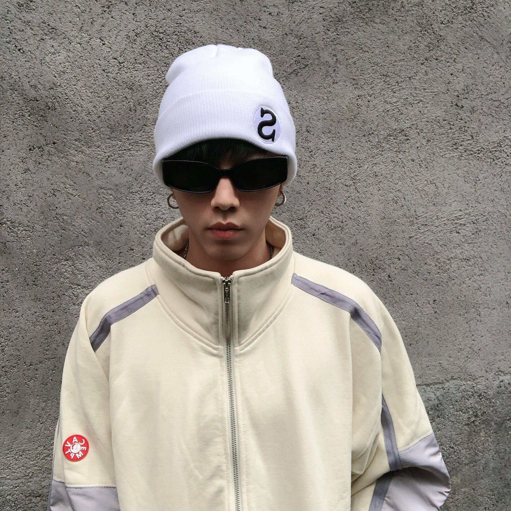 et荧光日韩美式潮人男女透气秋冬帽子脑电帽子