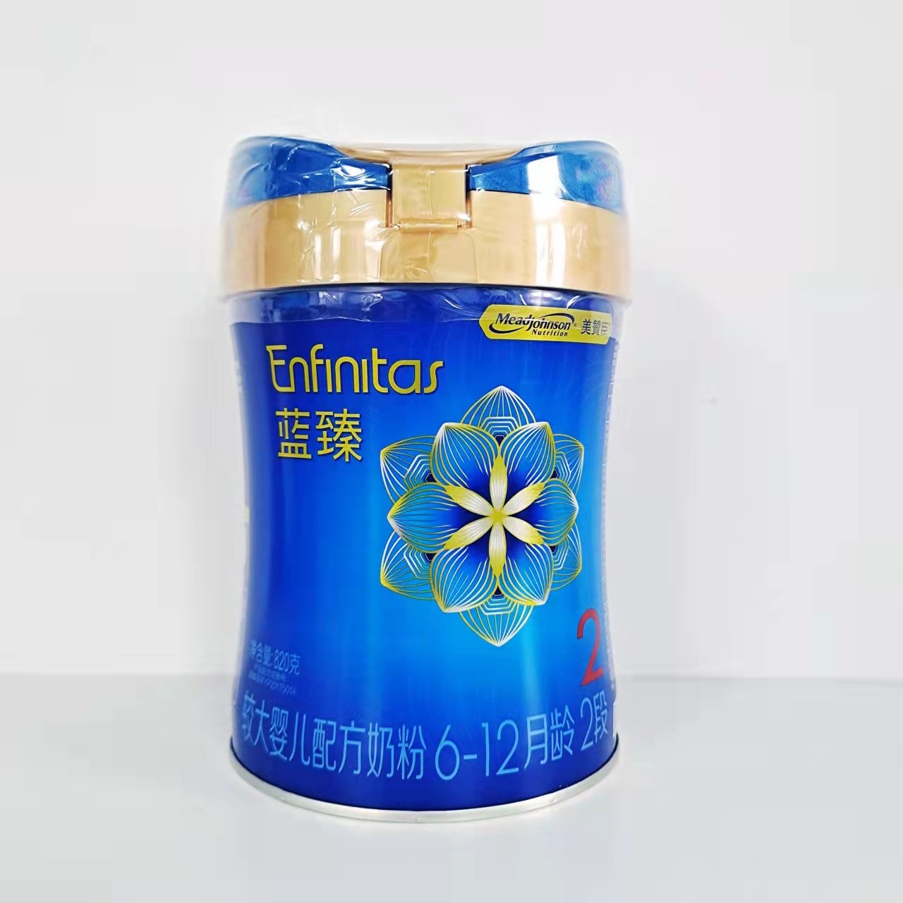 22年月产美赞臣蓝臻2段820克罐装612个月较大婴幼儿婴幼儿牛奶粉