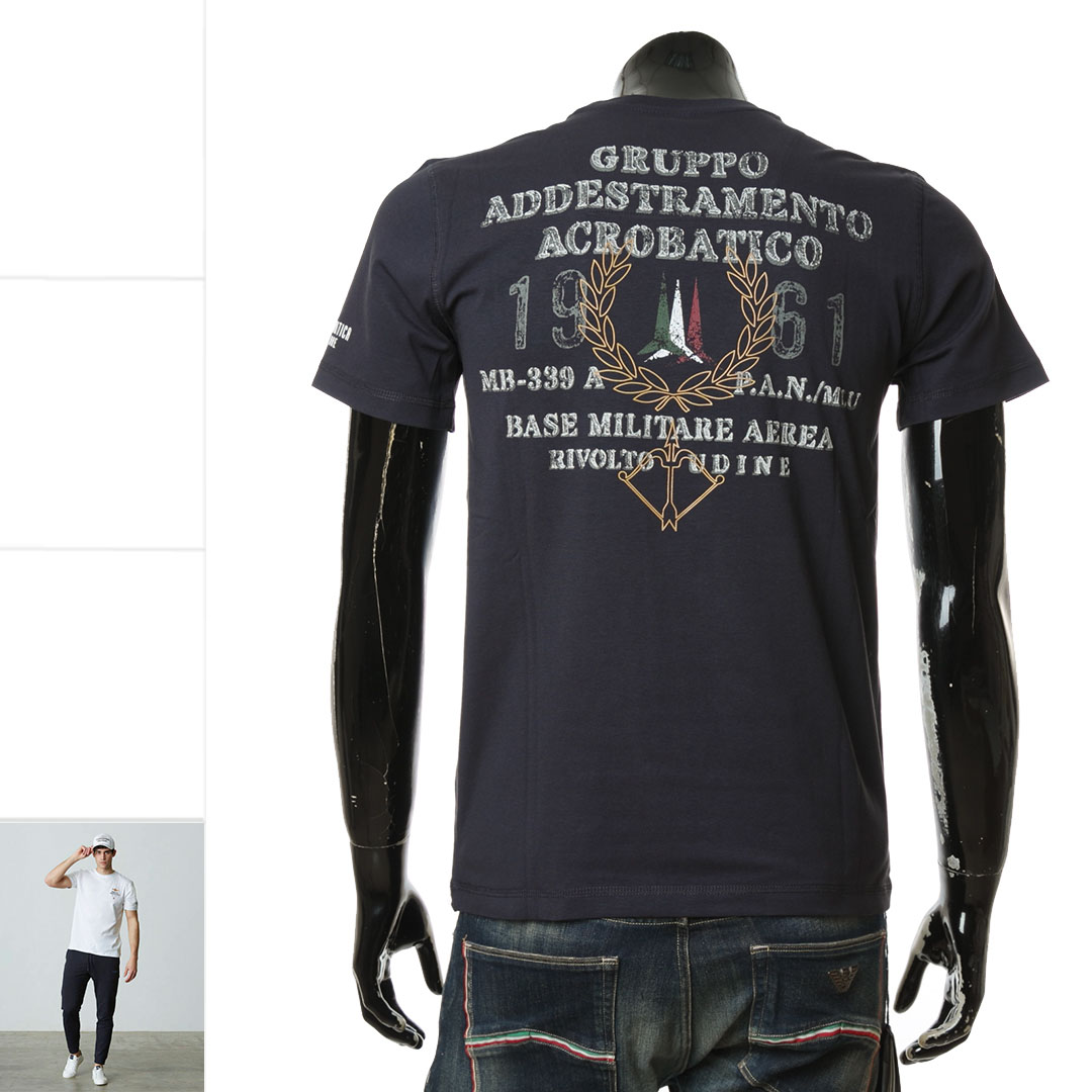 Aeronautica Militare AM 空军男士休闲短袖圆领T恤221TS1947J507