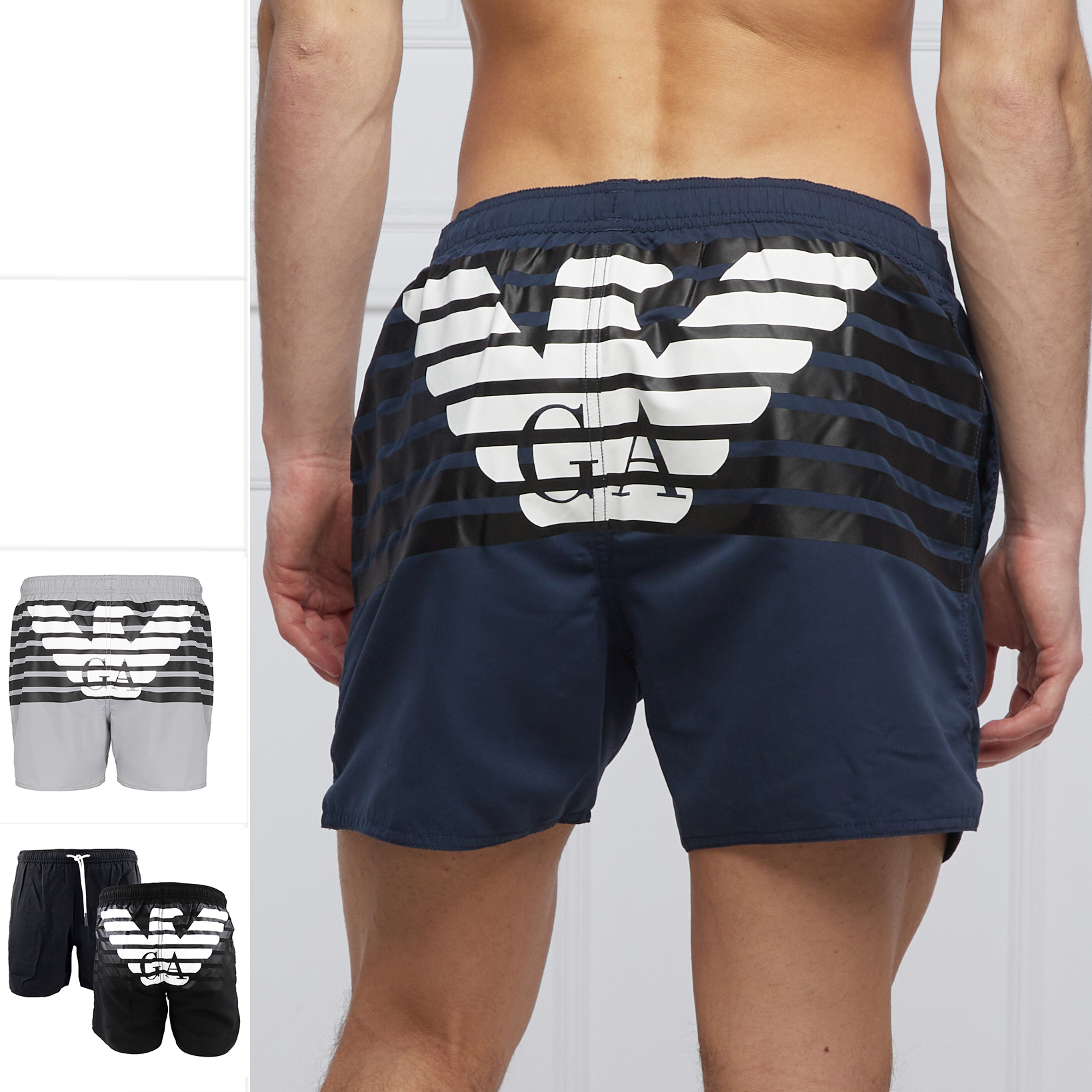 Emporio Armani EA7阿玛尼鹰标男士沙滩裤短裤休闲裤902000 2R763