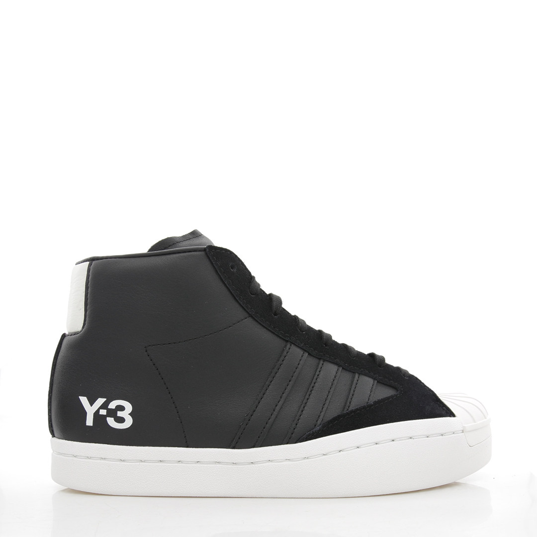 仟良正品y3y3男士时尚经典贝壳头真皮休闲高帮鞋高帮鞋