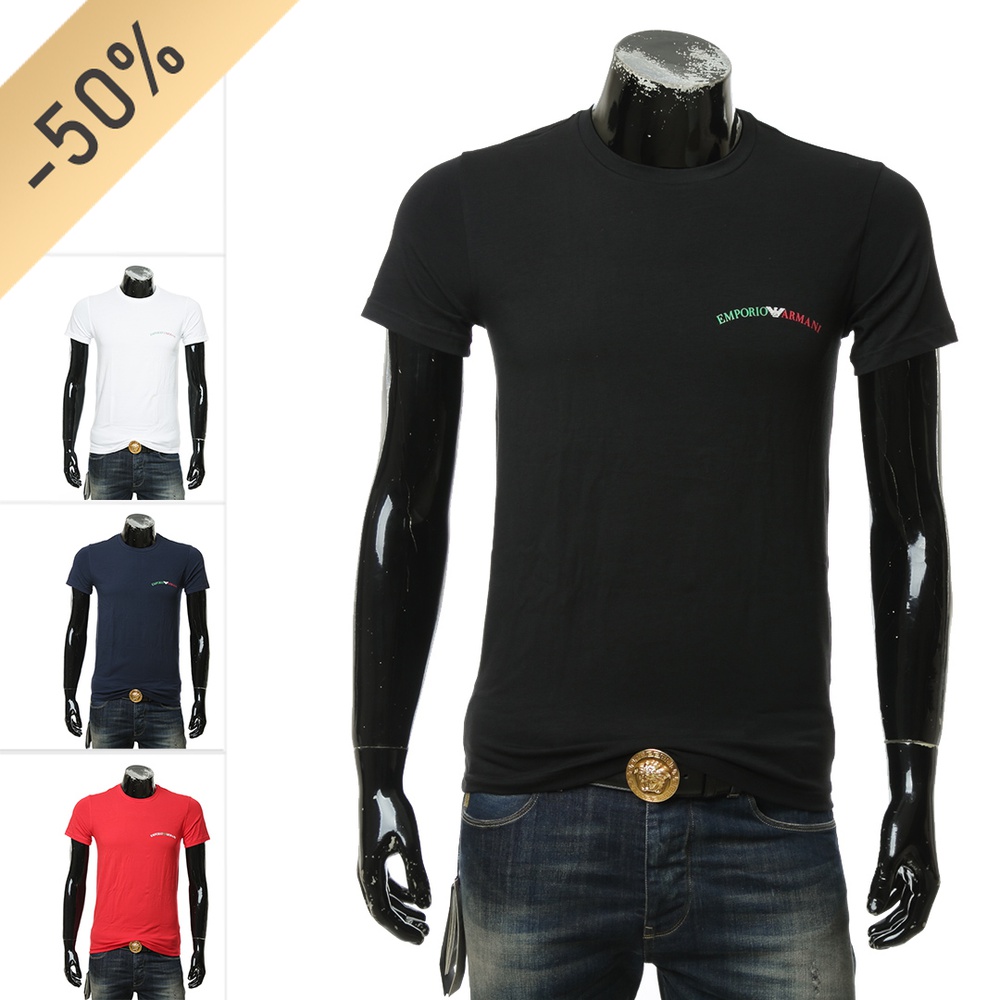 Emporio Armani EA 阿玛尼 男士修身短袖圆领T恤 110853 0P510