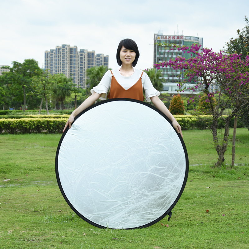 神牛80cm五合一反光板遮光打光板摄影拍照道具外景便携折叠挡光板