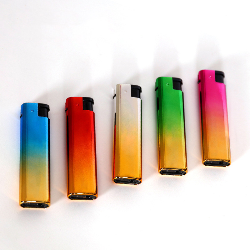 整盒50支一次性创意豪丰金属刻字个性广告定制充气打火机