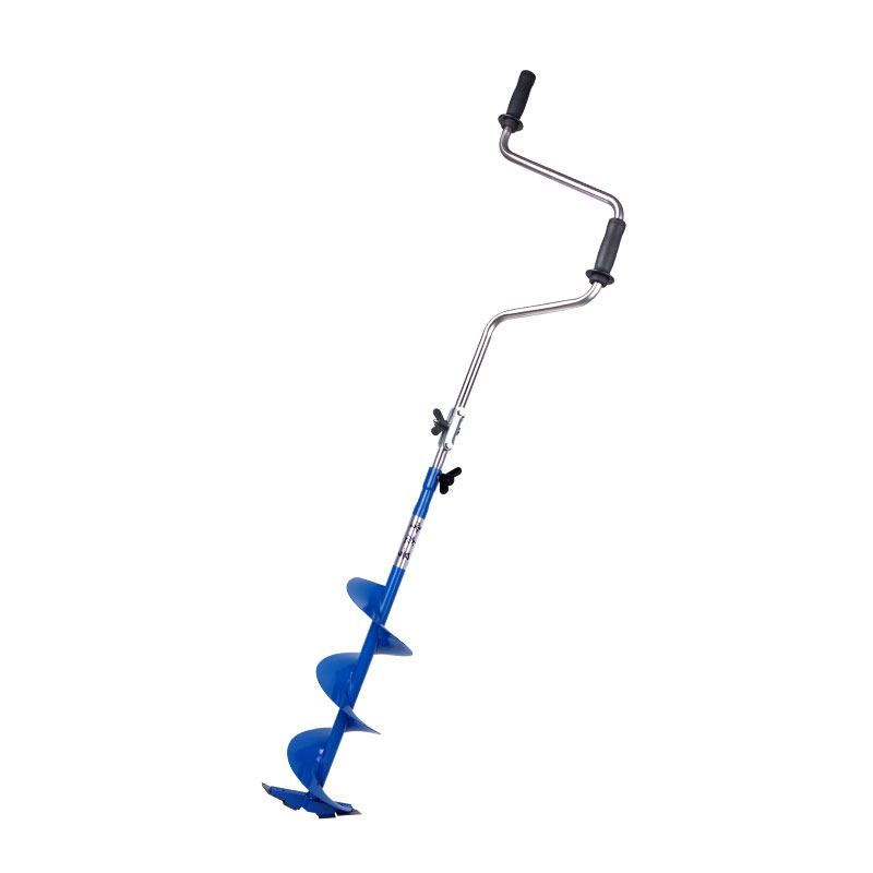 冰钓冰镩子手摇冰钻三棱头冰钏冰川冰穿凿穿冰冬钓鱼破冰神器工具