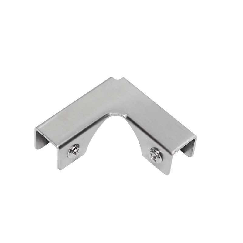 玻璃固定90度隔断瓷砖亚克力展示架连接夹卡鱼缸玻璃夹