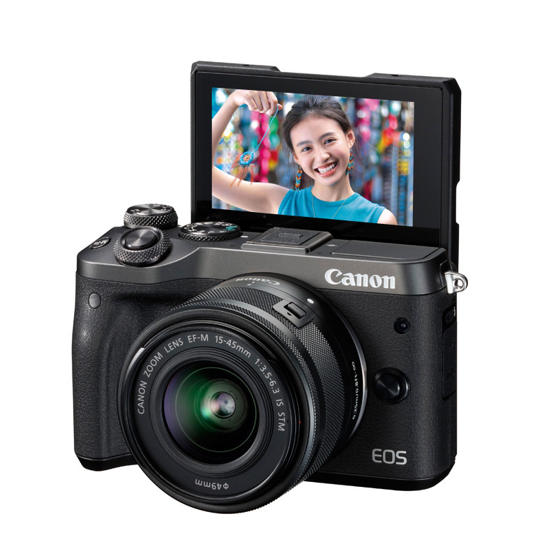 佳能m6一代微单相机入门级数码高清旅游相机学生vlog美颜