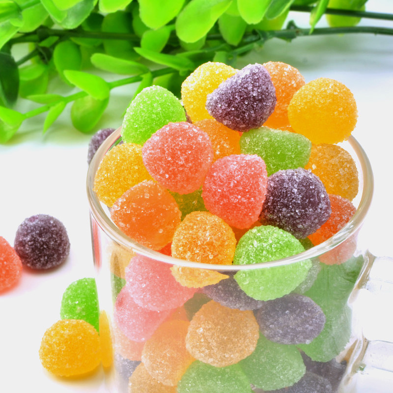 优之唯品维糖水果味qq果汁橡皮糖儿童糖果