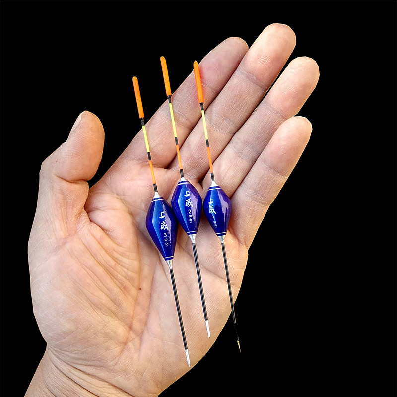 鱼漂浅水粗短醒目白条钓草尾野超短加粗水漂浮漂