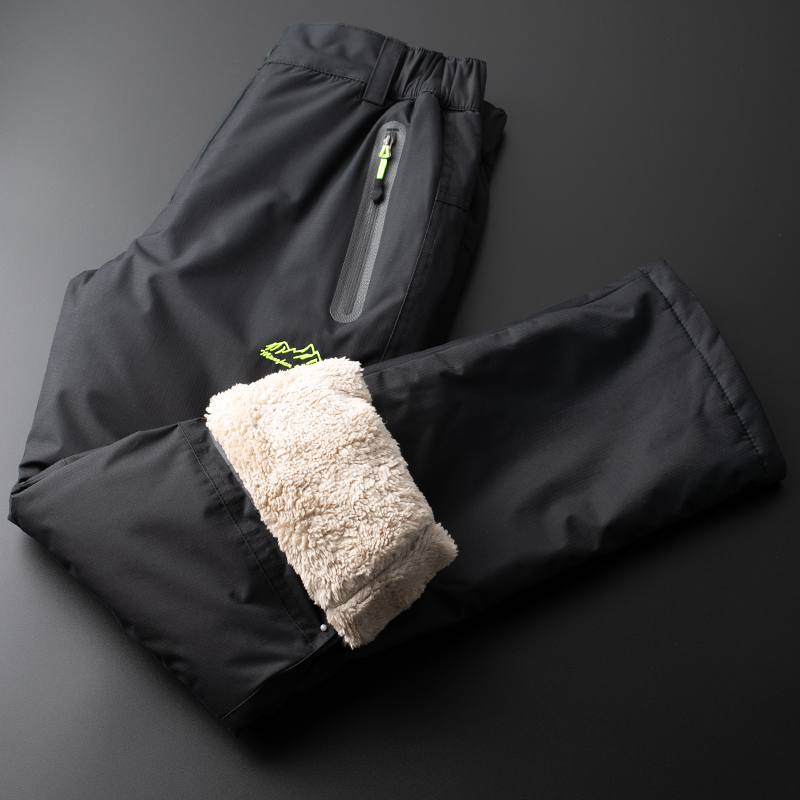 东北零下40度户外冲锋裤男冬季加绒加厚防水防风防寒装备滑雪裤女