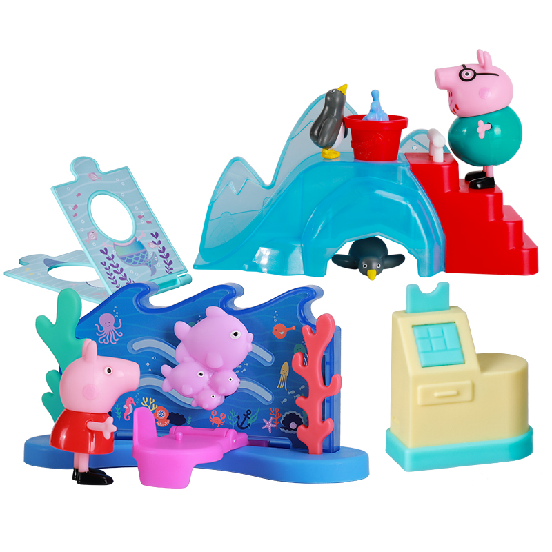 小猪佩奇儿童过家家玩具男女女孩探索系列仿真超市过家家玩具