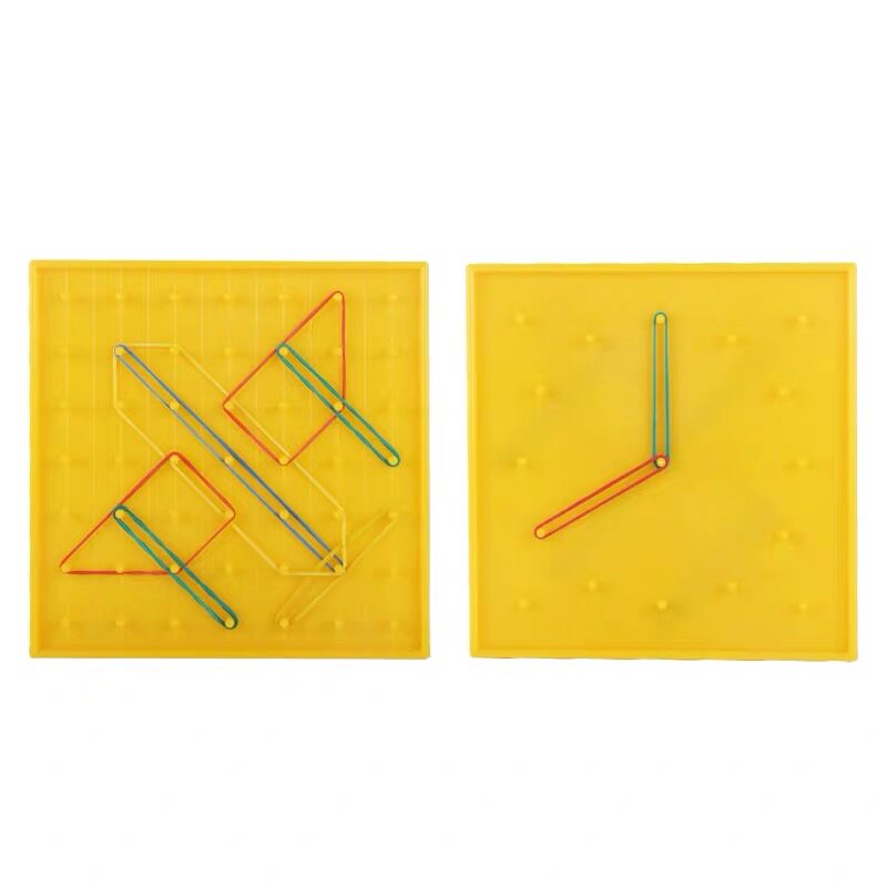 教具彩色钉子学生用钉几何图形小学数学学具教学数学学习板