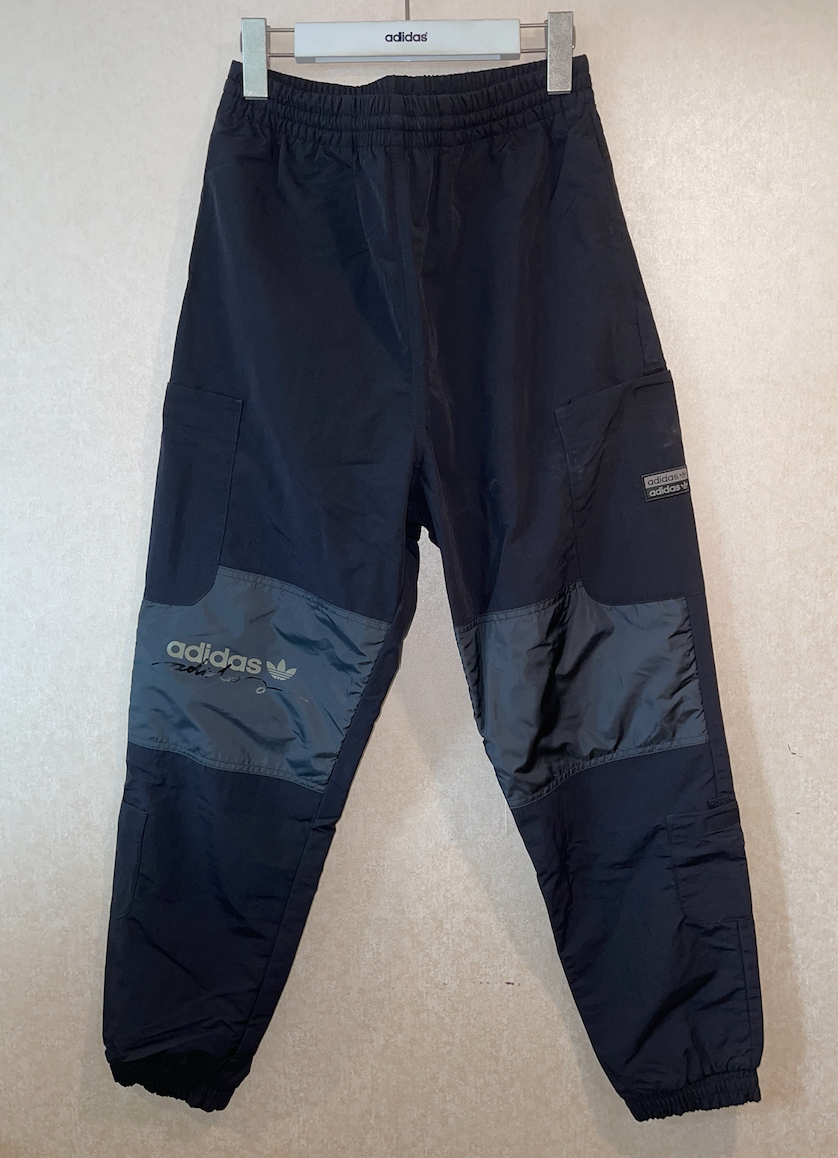 潮包背 现货 Adidas 三叶草男款运动休闲收口长裤 GJ6727 GJ6726