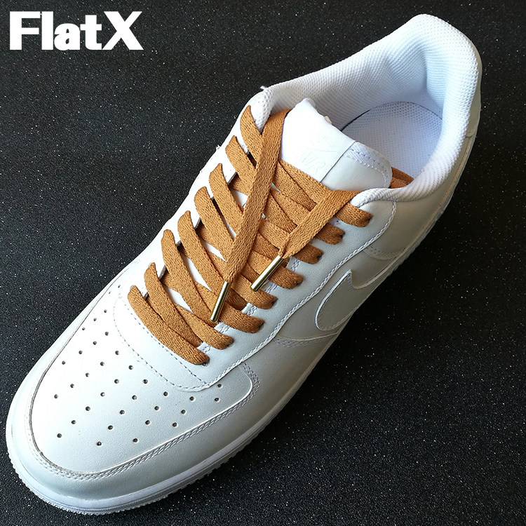 彪马suede蕾哈娜适用金属头扁鞋带正品小麦色酒鞋带