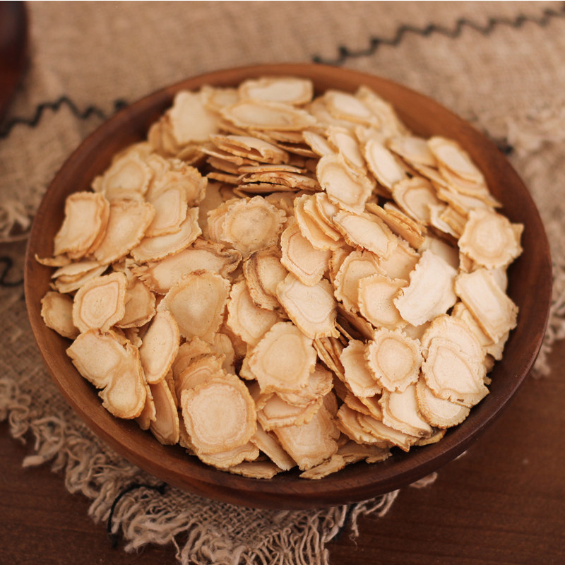 张济良中药材白参片东北长白山人参片生晒参切片50g人参