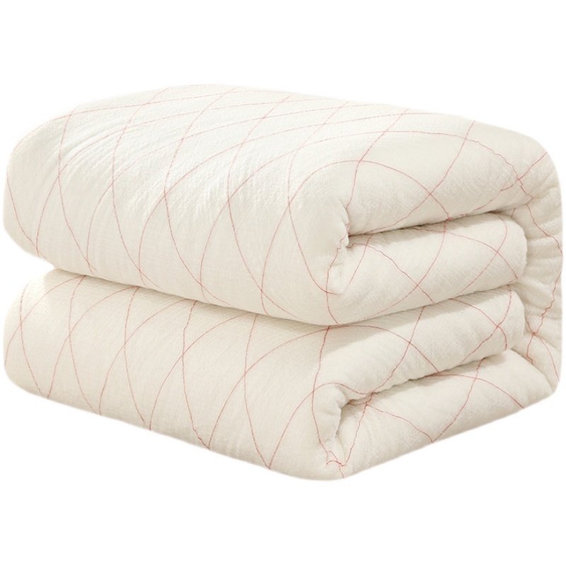 棉絮棉被棉花被子床垫单人双人学生宿舍春秋化纤被