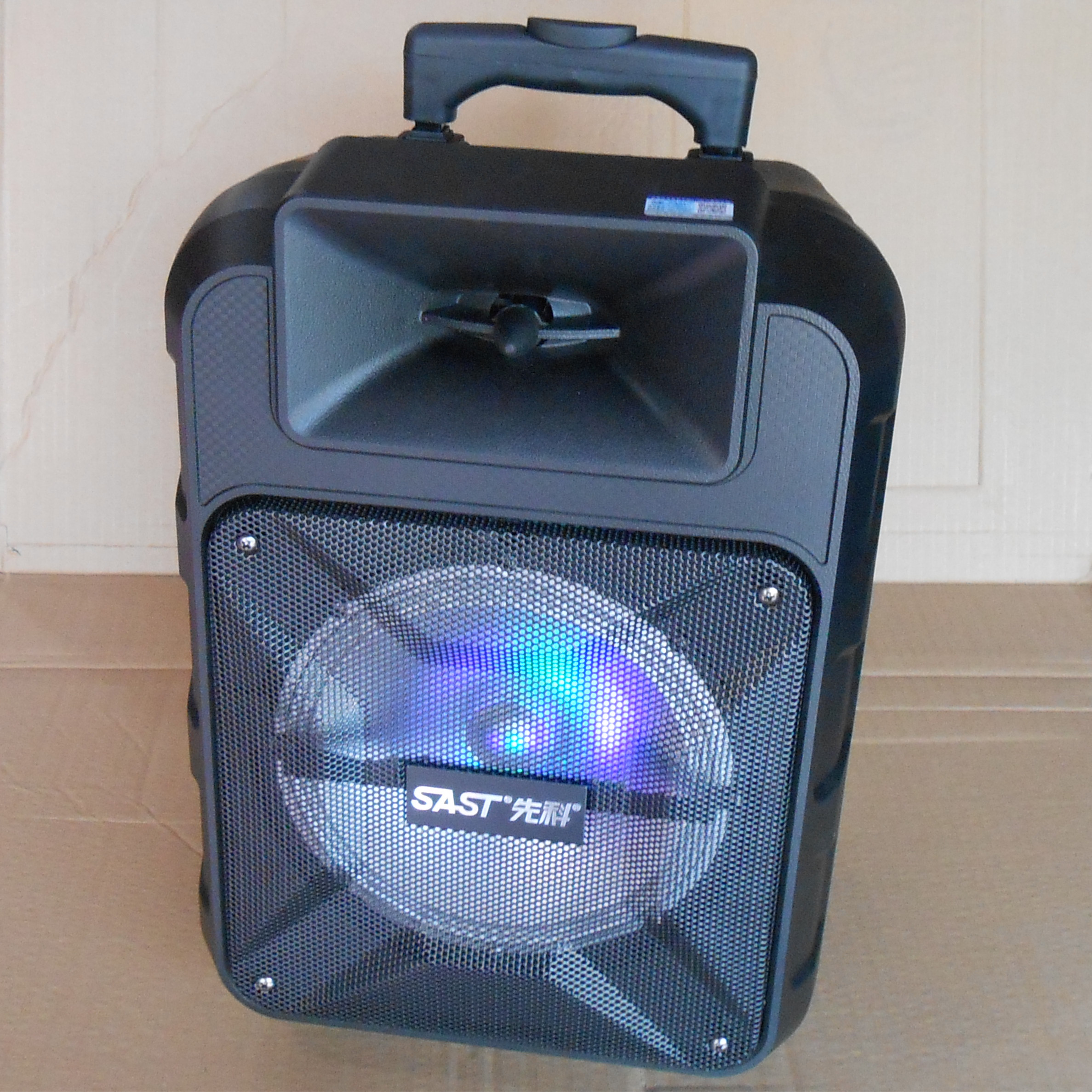 音响先科户外广场舞大功率8寸12寸移动便携式拉杆拉杆广场音箱