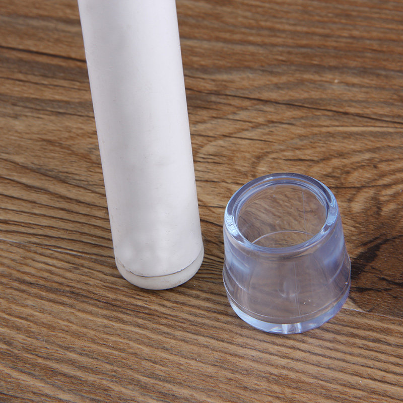 椅子ms日式透明软胶圆形脚套凳子脚垫防滑桌椅脚套