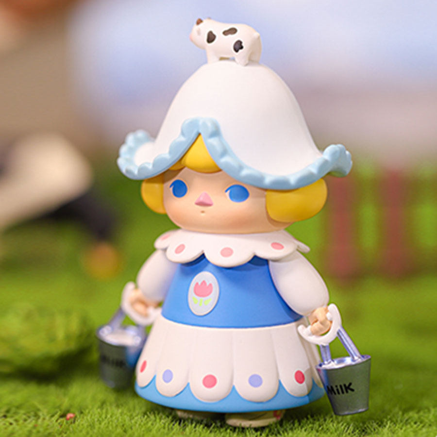 pucky毕奇精灵精灵牛牛奶宝宝系列手办盲盒popmart潮玩盲盒