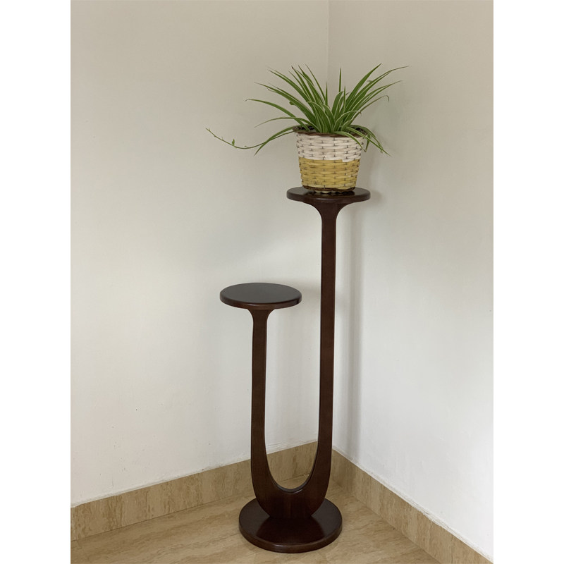 实木客厅艺术花架 简约现代花架 创意绿萝花架 花盆绿植摆放架 - 居品