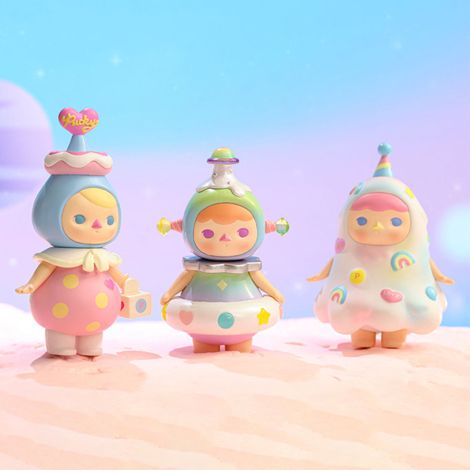 包邮正版泡泡玛特毕奇甜甜系列molly乐园创意礼品潮玩盲盒